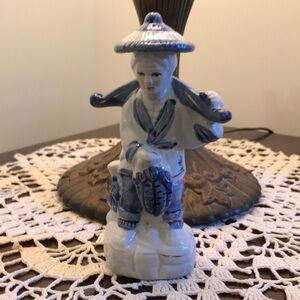 Blue and White Figurine